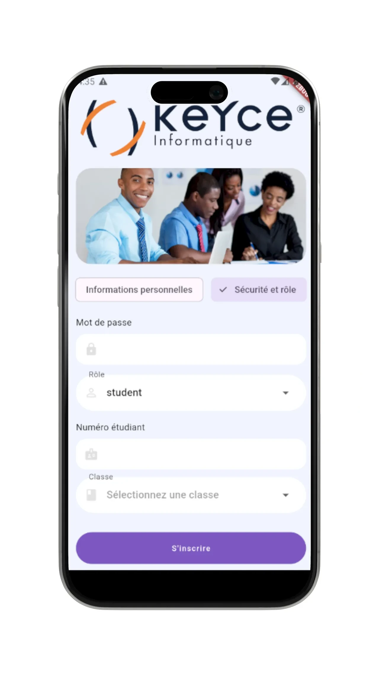 EduTrack — Gestion scolaire — capture 2