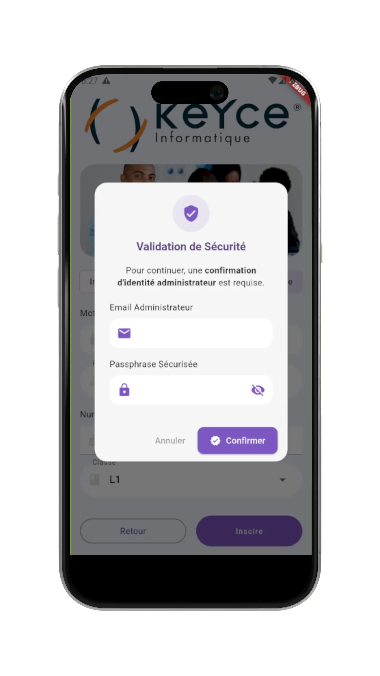 EduTrack — Gestion scolaire — capture 3