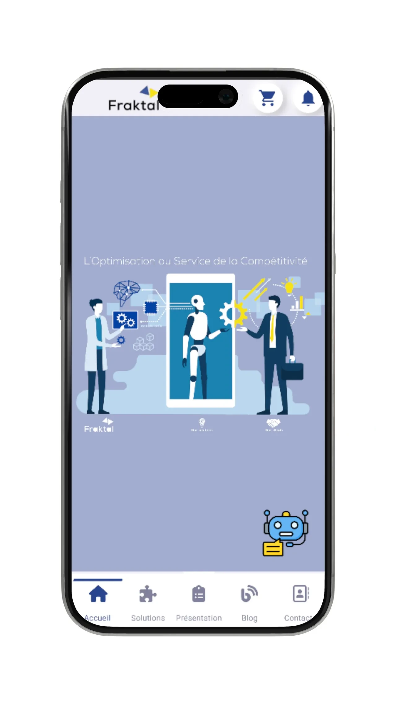 Fraktal Group — Plateforme web — capture 1