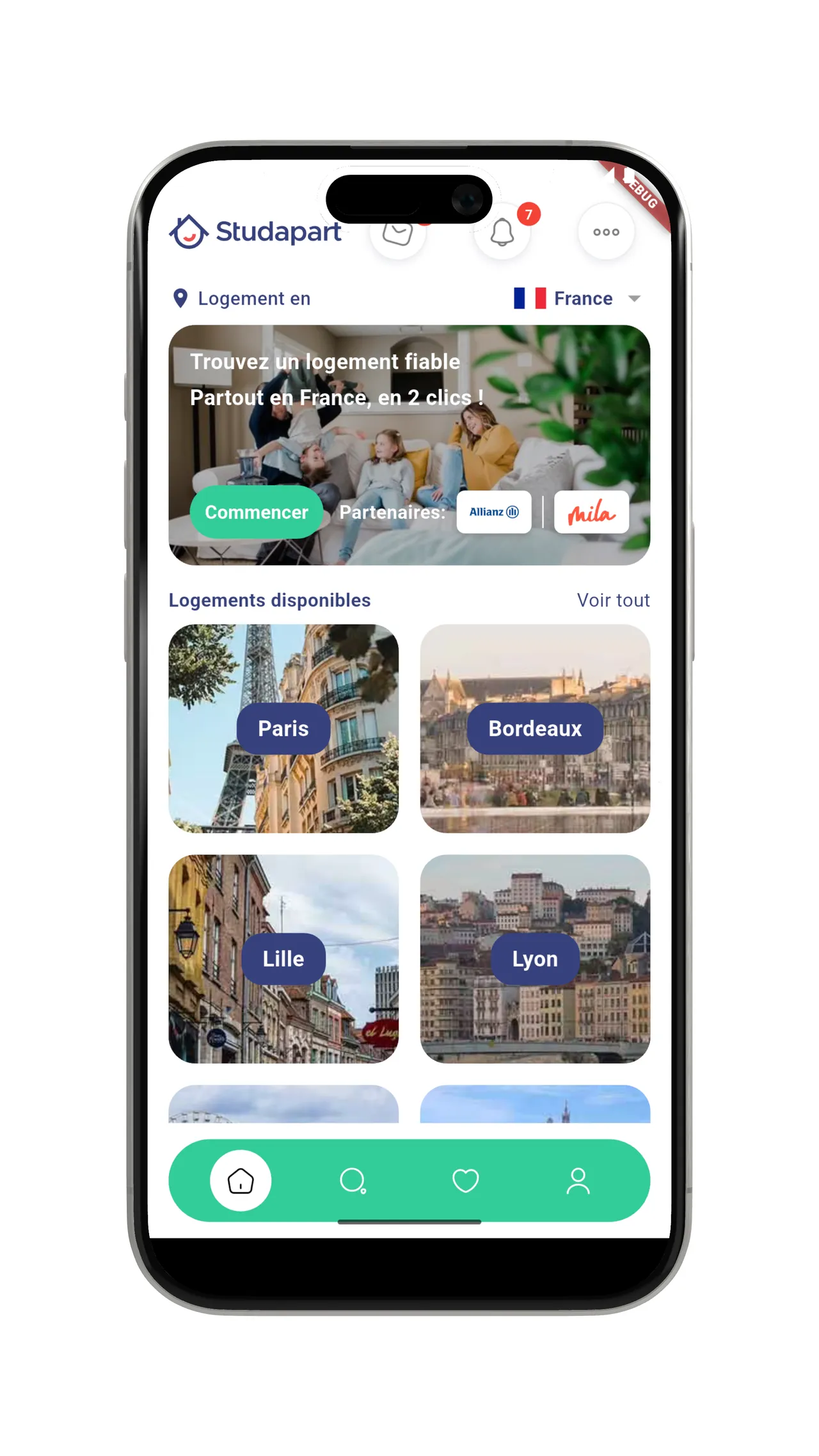 Studapart — Logements étudiants — capture 1