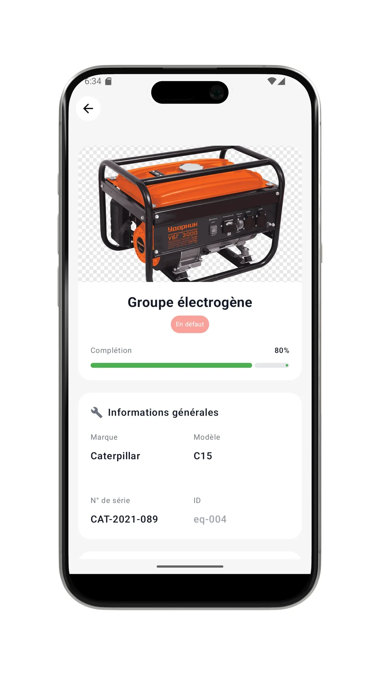 Beeldi — Gestion d'équipements — capture 3